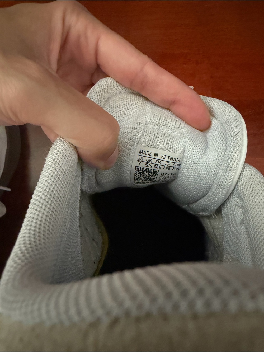 adidas White Black Casual Platform Sneakers - Picture 6 of 7